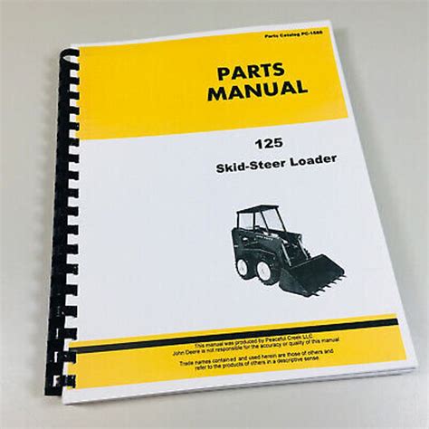 john deere 125 skid steer what type of engine|john deere 125 owners manual.